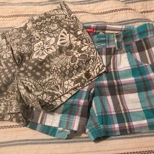 2 pair of Union bay cotton shorts